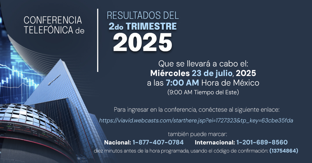 Conferencia Telefónica de Resultados